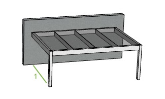 Offerte overkapping met glas voor aanbouw